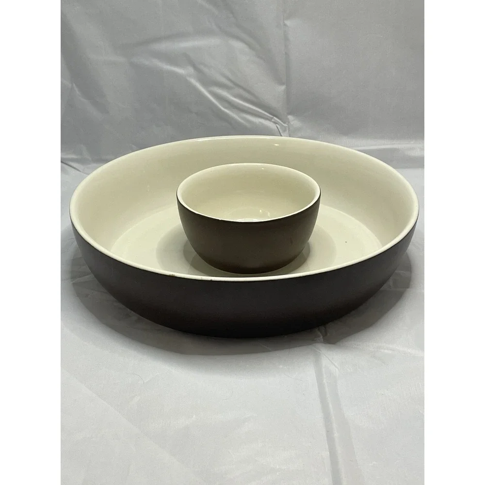 Parini 2 Tier Chip And Dip Serving Set With‎ Rack